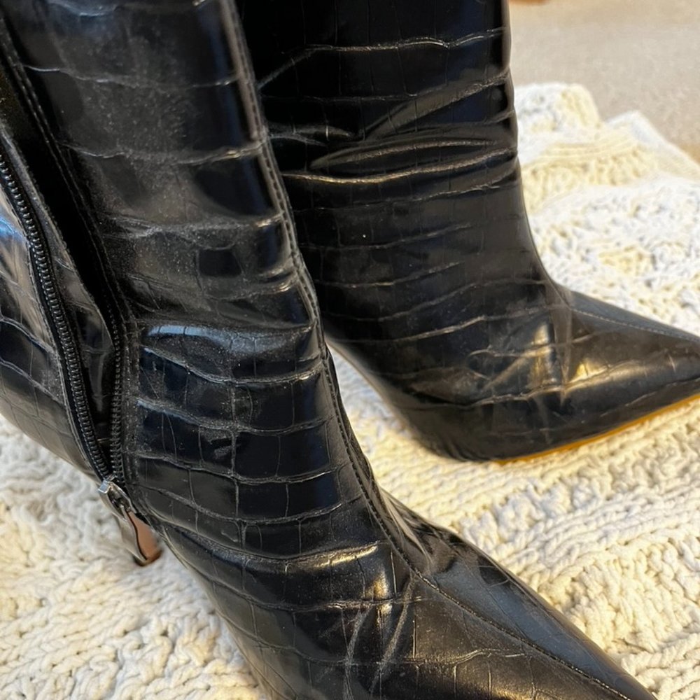 Lulu's Crocodile Boots